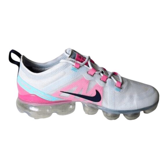 NIKE Air VaporMax 2019 'Grey Pink' Running Shoes Size 8 - Picture 6 of 9